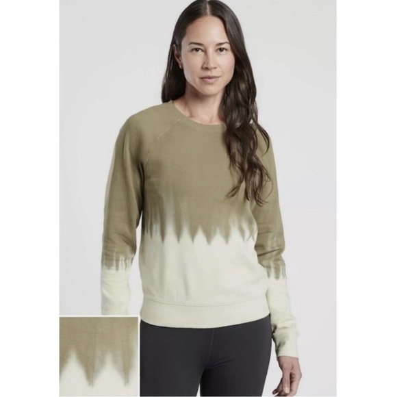Athleta Tops - ATHLETA Sundown Dip Dye Ombré Pullover Gorpcore Sweatshirt Plus Size 2X